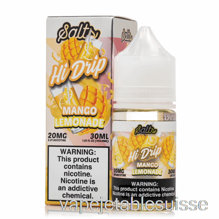 Limonade à La Mangue Vape Suisse - Sels Hi-drip - 30ml 50mg